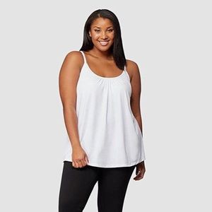 Tank with built-in bra